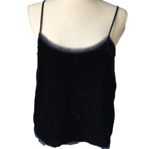 H&M Velvet Navy  Cami Sz 8 NWTs